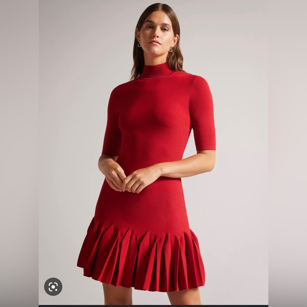 Ted Baker Milano Fit and Flare Red Dress